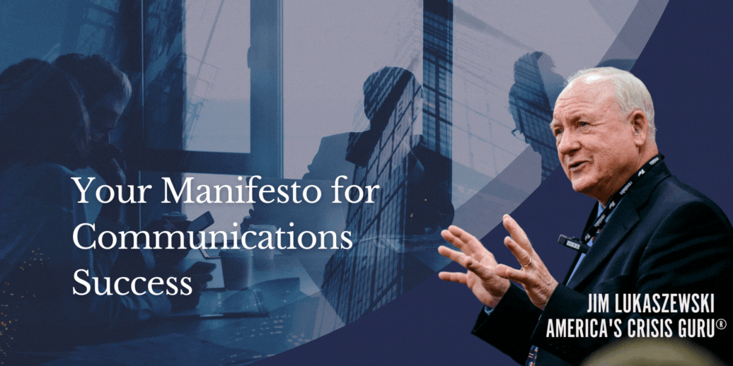 Concise Advice #17: Your Manifesto for Communications Success