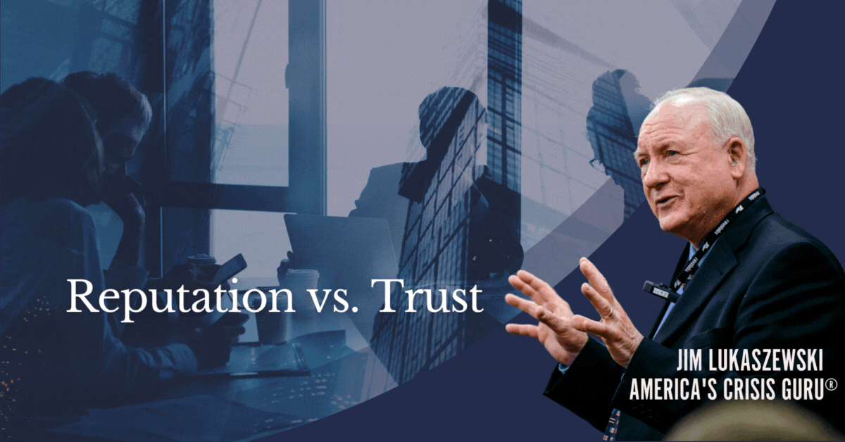 Reputation vs. Trust